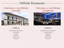 Tablet Screenshot of millsiderestaurant.com